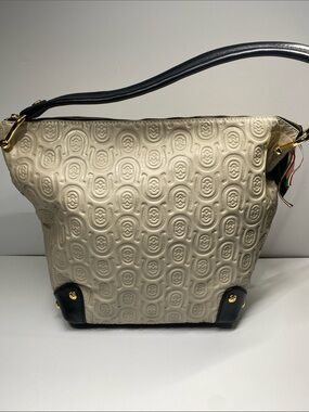 NWT Marino Orlandi Hobo-Cream and Black